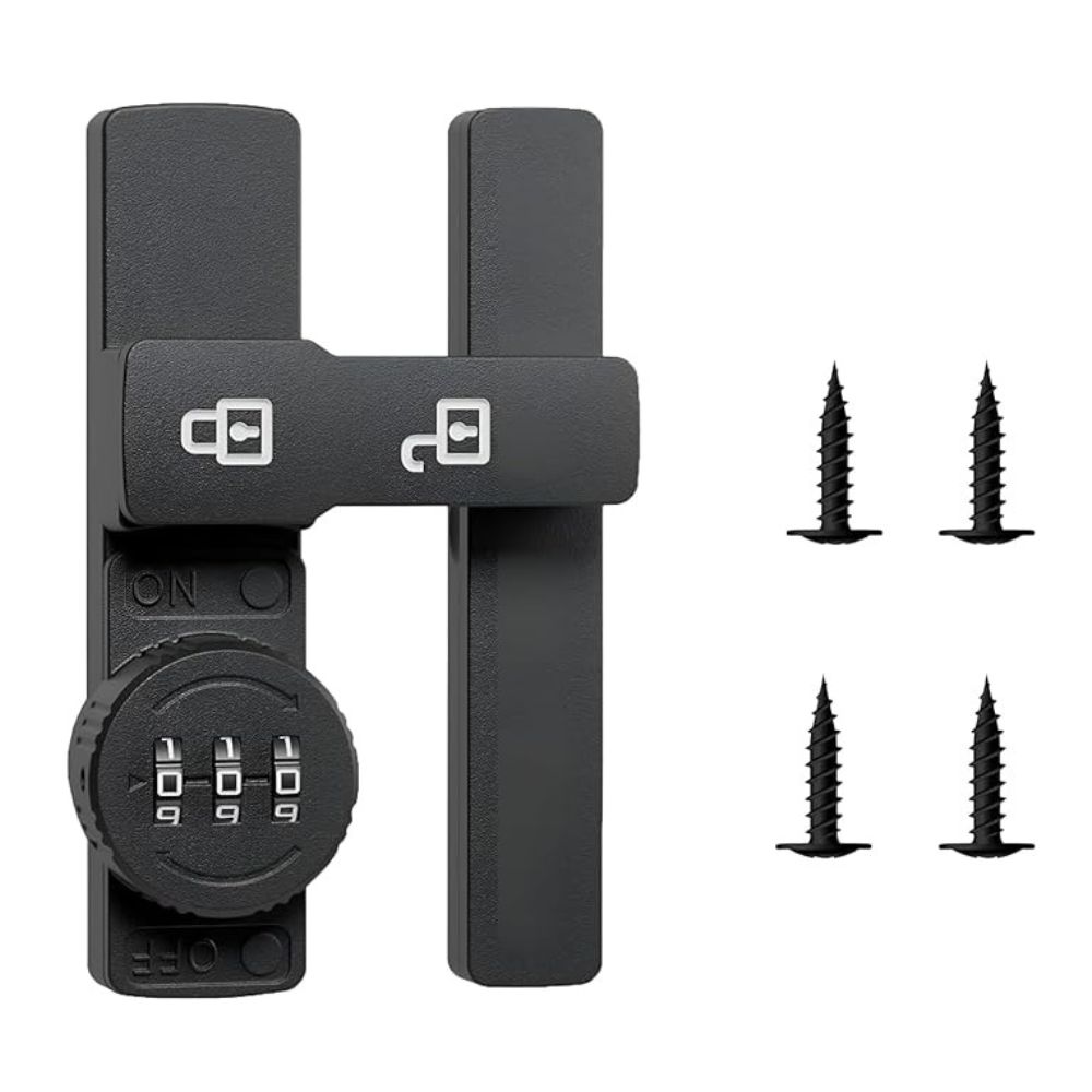 Cerradura Blindada 180° Acero Reforzado, 3 Dígitos y Brillo LED🚪