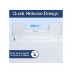 Asiento de inodoro con bidet Mijashy, blanco - Imagen 5