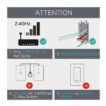 MOES Interruptor de luz táctil inteligente WiFi 2 GANG - Imagen 2