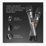 Máquina de karaoke profesional Masingo + 2 micrófonos inalámbricos - Imagen 4