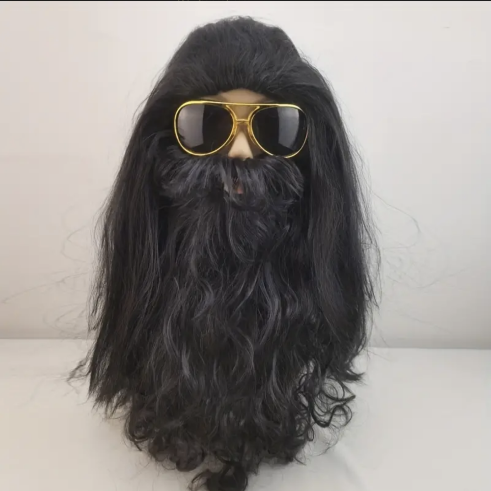 Peluca cavernicola hipster para hombres