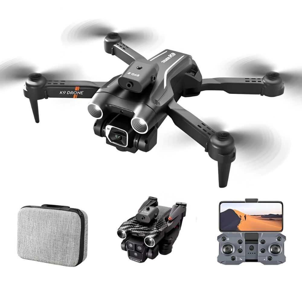 Drone eléctrico  K9 Gbsell con cámara dual HD 𖥂 🎮