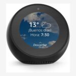 Echo spot con alexa reloj despertador inteligente negro
