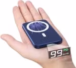 Bateria Externa Magnetica Deksmo 10000 mAh entrada tipo C, Azul en Lima