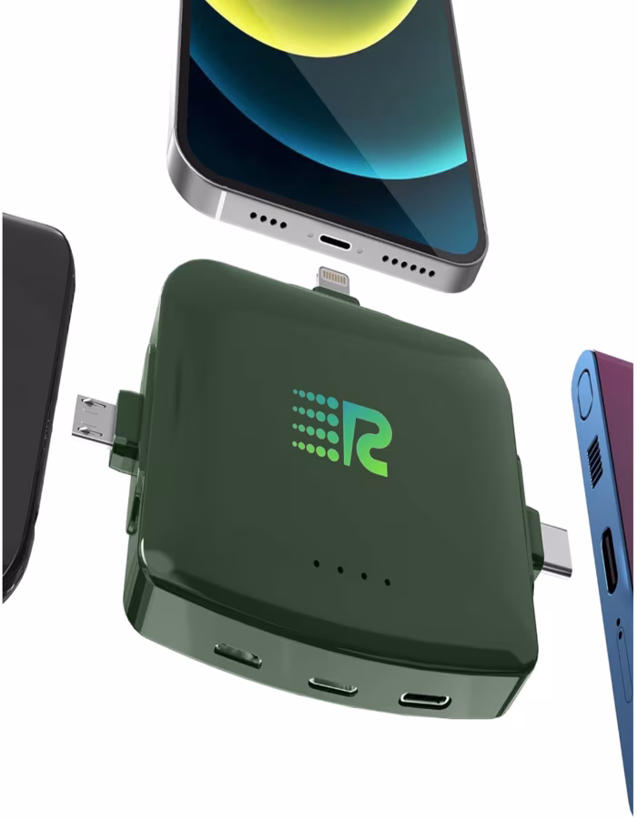 Bateria Externa Rush 3 en 1 Micro USB, Lighthing, Tipo C en Lima