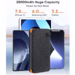 Cargador Solar De 25000 mAh, banco de energía portátil para exteriores Hiluckey con 4 paneles solares en Lima