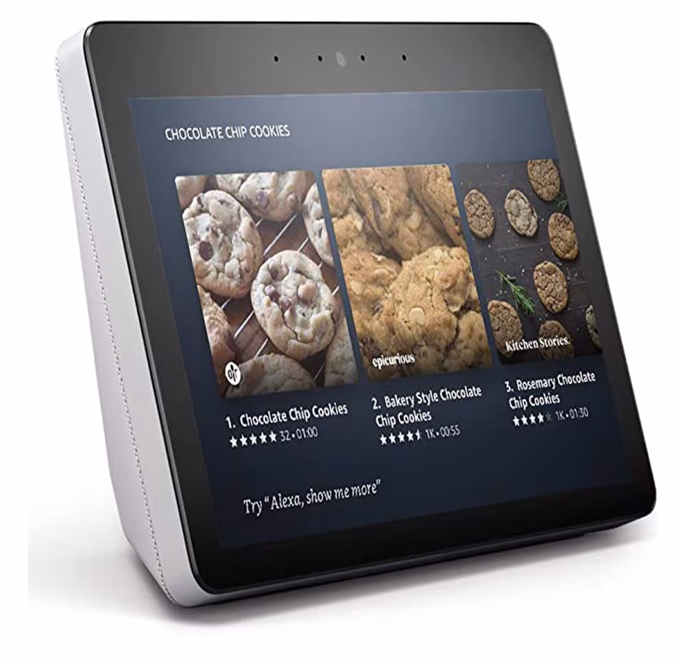 Echo Show (2da Gen) Unico Con Pantalla Vibrante HD de 10.1 pulgadas // Gris claro en Lima