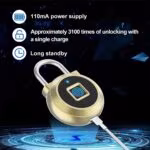 Eseesmart / Candado de Huellas Dactilares / Candado Inteligente / Cerradura Biométrica de Metal sin Llave / Impermeable / Recargable por USB en Lima