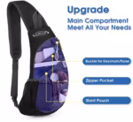 G4Free Mochila al hombro pequeña, cruzada al pecho en Lima