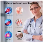 Máquina masajeadora de manos con calor, masajeador eléctrico inalámbrico para artritis y túnel carpiano, 6 niveles de masaje de compresión e intensidad para muñeca, palma, entumecimiento, alivio del dolor de dedos en Lima