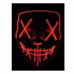 Máscara de halloween con luz led roja en Lima