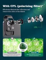 Microscopio de teléfono con lente CPL/luz LED en Lima