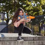 NERF Elite 2.0 Eaglepoint RD-8 Blaster – Tambor de 8 Dardos – Alcance y Barril Desmontables – 16 dardos Elite oficiales en Lima