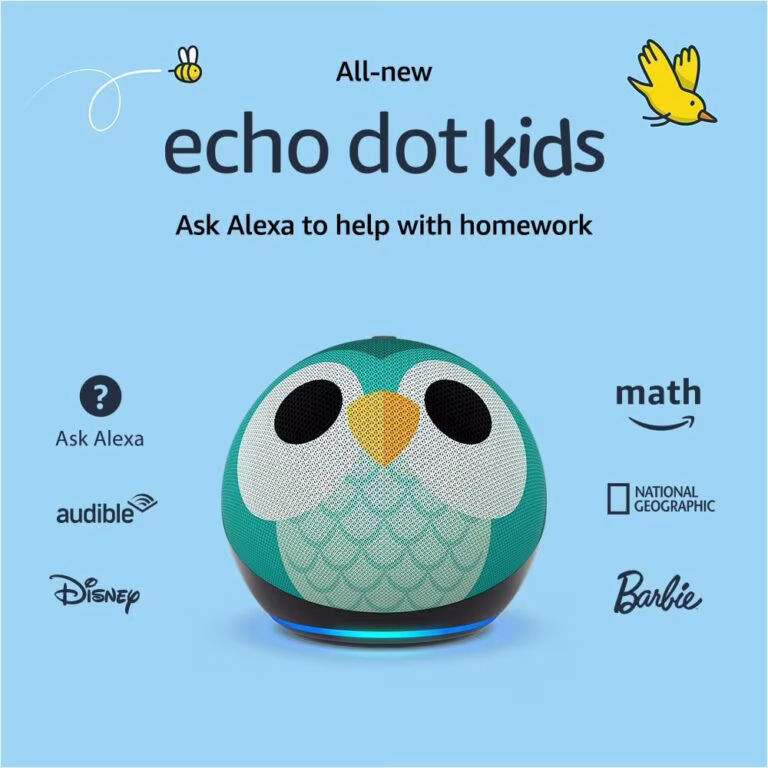Nuevo Echo Dot (5.ª generación) Kids – Diseñado para Niños –  Cuenta con Control Parental – Buho en Lima