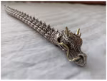 Pulsera De Dragón Negra Vikinga Para Hombre en Lima