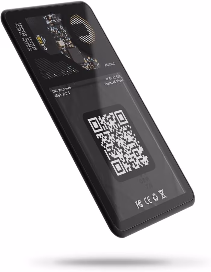 Rastreador GPS de tamaño de tarjeta Bluetooth con tarjeta de visita NFC/QR Code y compatibilidad con Find My Network en Lima