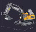 Set de 3 vehículos de construcción a control remoto de alta tecnología para niños. en Lima