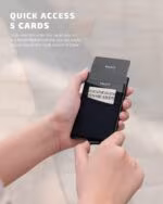 VULKIT – Tarjetero con Bolsillo para dinero – Cartera Desplegable con Bloqueo de Interferencia de Radiofrecuencia en Lima